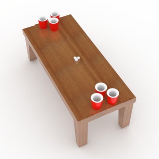 Cerveja pong tabela jogos Kimm Beerpong 3d print model - Mito3D