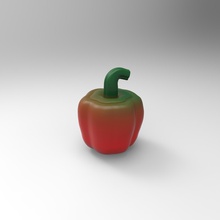 bell pepper 20 mix gradient vegetable 3d print model - Mito3D