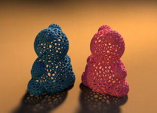 best friends pair bear toys animal cute gift 3d print model - Mito3D