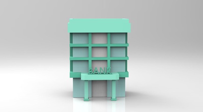 bg con el monopolio del banco los juguetes 3d print model - Mito3D