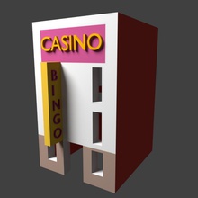 bg - monopólio casino brinquedos prédio jogo tabuleiro de miniatura o 3d print model - Mito3D