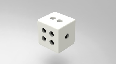 bg - monopoly dice toys 3d print model - Mito3D