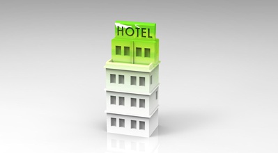 bg - Monopol kleines hotel 1 Spielzeug 3d print model - Mito3D