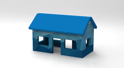 bg - monopoly small house 2 toys 3d print model - Mito3D