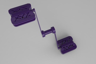 pedal de bicicleta as ferramentas moto 3d print model - Mito3D
