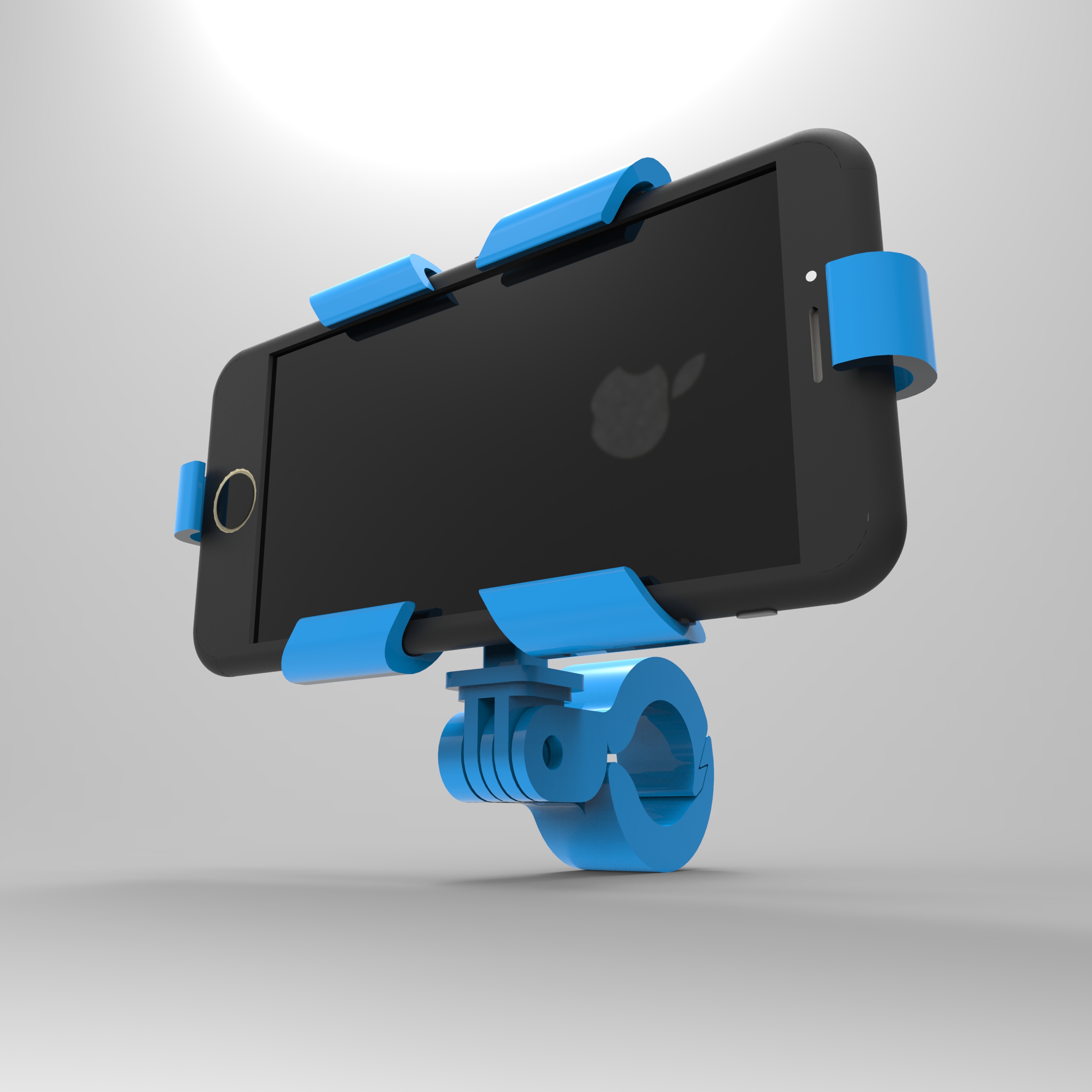 bisiklet cep telefonu tutucu b araçlar telefon kafesi bağlama 3D print model - Mito3D