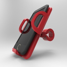 bicyle cellulare supporto bike mount c gadget bicicletta moto telefono gabbia titolare di montaggio 3d print model - Mito3D