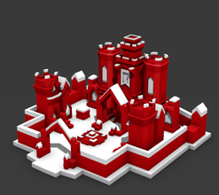 große Burg 20 duo 3d print model - Mito3D