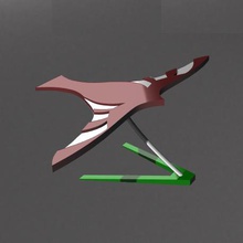 aves de la cometa los juguetes kite oficina cielo 3d print model - Mito3D