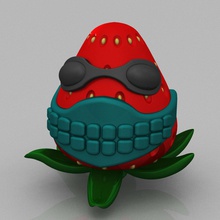 black ops strawberry 2 toys day 3d print model - Mito3D