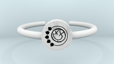 i blink-182 banda bracciale moda 182 accessori lampeggiare braccialetto colore 3d print model - Mito3D