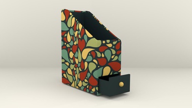 book organizer drawer education color school 3d print model - Mito3D