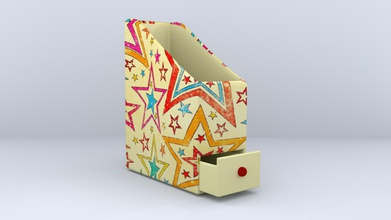 book organizer drawer education color school 3d print model - Mito3D