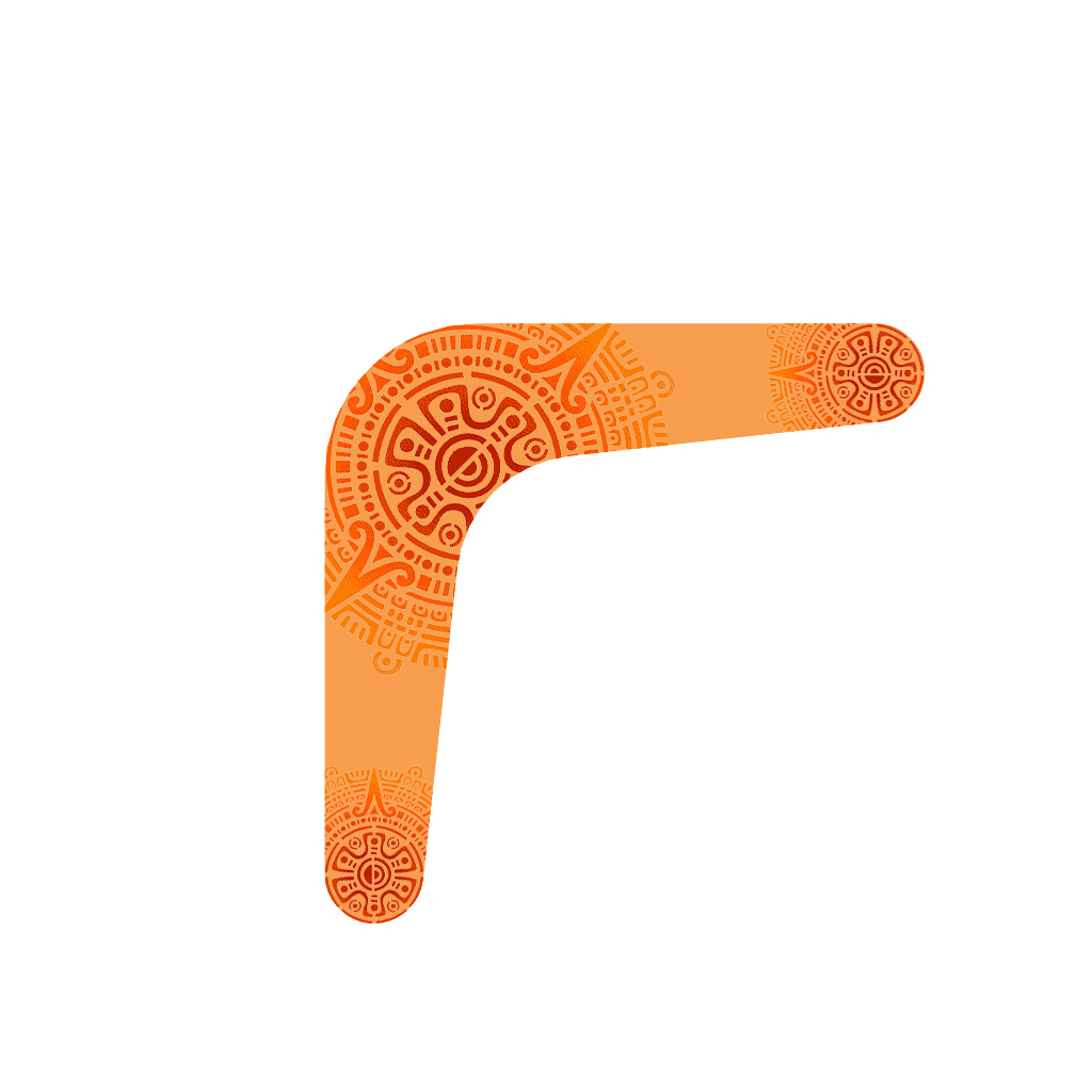 boomerang - Spielzeug 3D print model - Mito3D