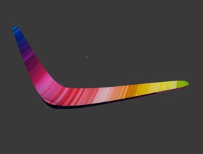 boomerang 2 les jouets couleur sac mélangé textures 3d print model - Mito3D