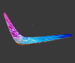 boomerang 4 les jouets couleur sac mélangé textures 3d print model - Mito3D