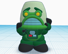 botblitz verde brinquedos planeta proibido jogo peão robby brinquedo 3d print model - Mito3D