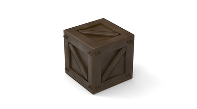 box2 oyuncaklar kutusu kap basit oyuncak ahşap 3d print model - Mito3D
