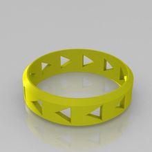 pulsera de 3 la moda accesorio base 3d print model - Mito3D