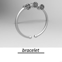 braccialetto moda gioielli 3d print model - Mito3D