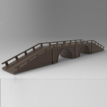 ponte i giocattoli bridgde 3d print model - Mito3D