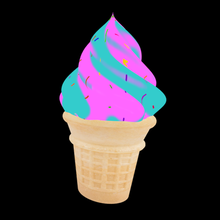 bubble gum-Eisbecher - Spielzeug Farbe ice cream mixed bag Eisbecher ein 3d print model - Mito3D