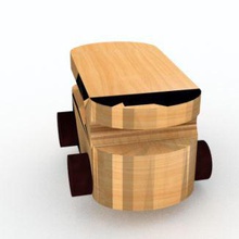 el autobús los juguetes color cajón de sastre la textura 3d print model - Mito3D