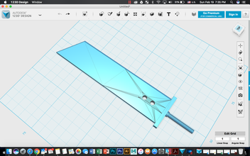 buster sword brinquedos ff7 3d print model - Mito3D