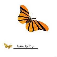 butterfly toy toys color display movable wings 3d print model - Mito3D