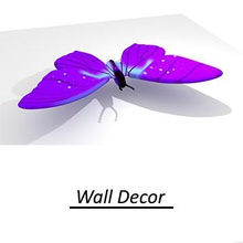 kelebek duvar dekor moda sanat renk dekorasyon dekoru 3d print model - Mito3D
