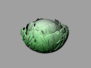 cabbage gradient 20 mix plants vegetable 3d print model - Mito3D