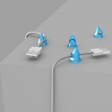 Kabel-clip 2 office cableclips gadgets officewares 3d print model - Mito3D