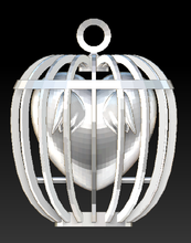 cage wing fashion necklace nobel sla 3d print model - Mito3D