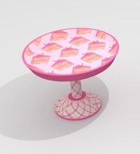 cake stand housewares color 3d print model - Mito3D