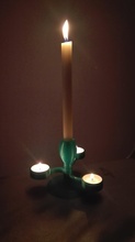 candel suporte utilidades domésticas castiçal vela bastão 3d print model - Mito3D