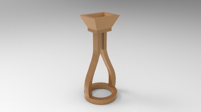 candle holder housewares 3d print model - Mito3D