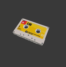 cassette tape 1 gadgets color mixed bag texture 3d print model - Mito3D