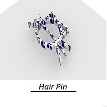el pelo de gato pin la moda accesorios cat color cabello horquilla 3d print model - Mito3D