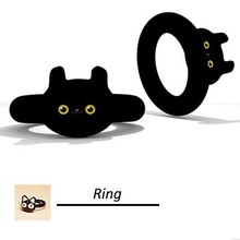 gato anillo de la moda cat color 3d print model - Mito3D