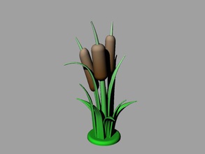 les quenouilles dégradé 20 mélanger gradient plantes 3d print model - Mito3D