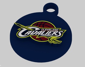 cavs keychain fashion cavaliers cleveland color mixed bag 3d print model - Mito3D