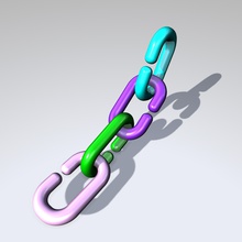 chains tools chain link 3d print model - Mito3D