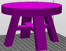 chair housewares 3d print model - Mito3D