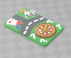 chance - Spielzeug Monopol 3d print model - Mito3D