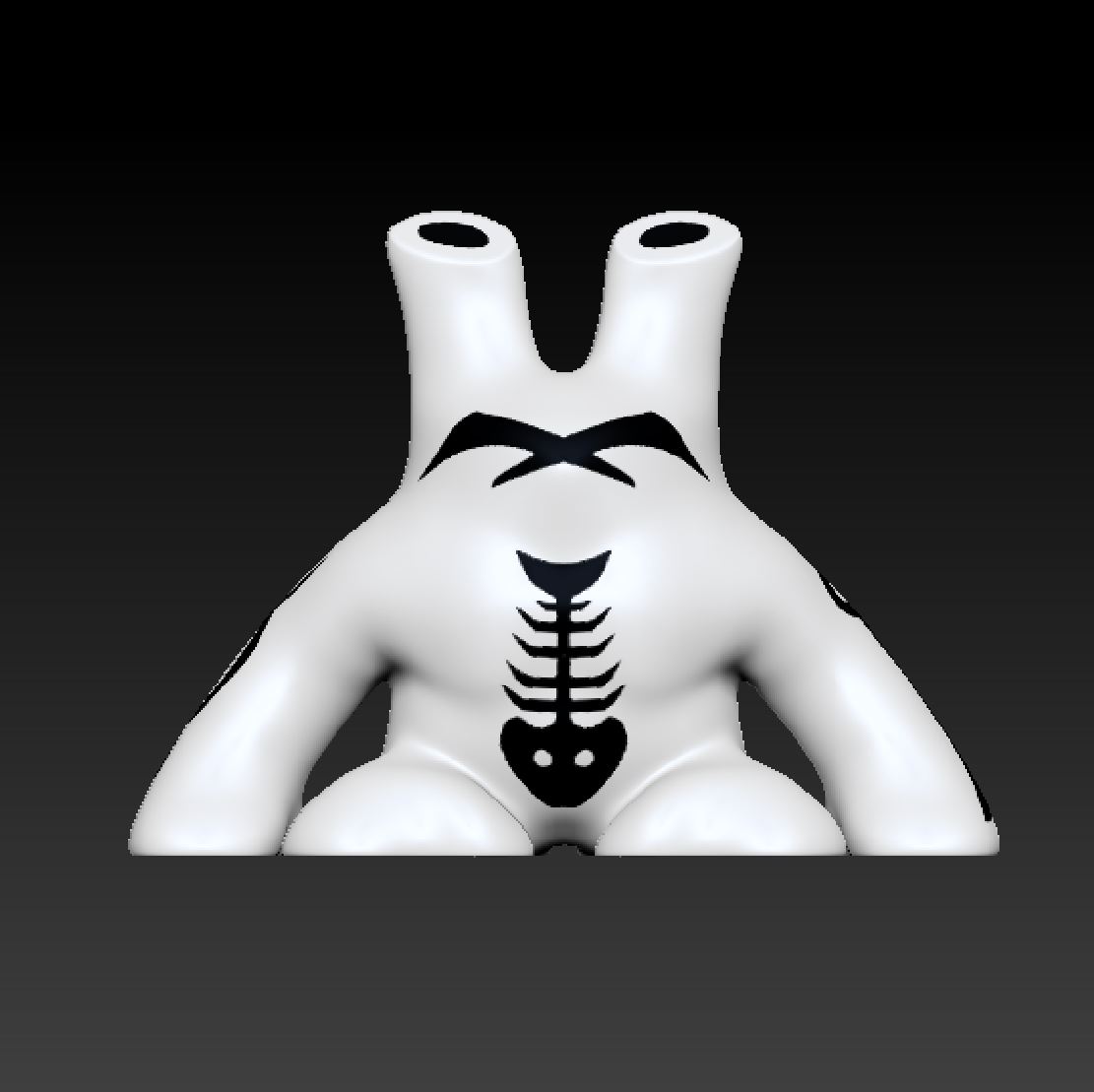 il character design è di 1-2 art carattere colore figurine 3D print model - Mito3D