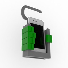 charhing titular de hulk art chargingholder los gadgets 3d print model - Mito3D