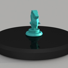 chess wars knight toys piece 3d print model - Mito3D