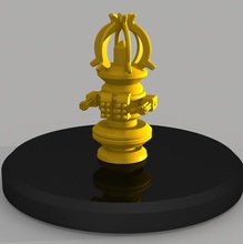 chess wars queen toys piece 3d print model - Mito3D
