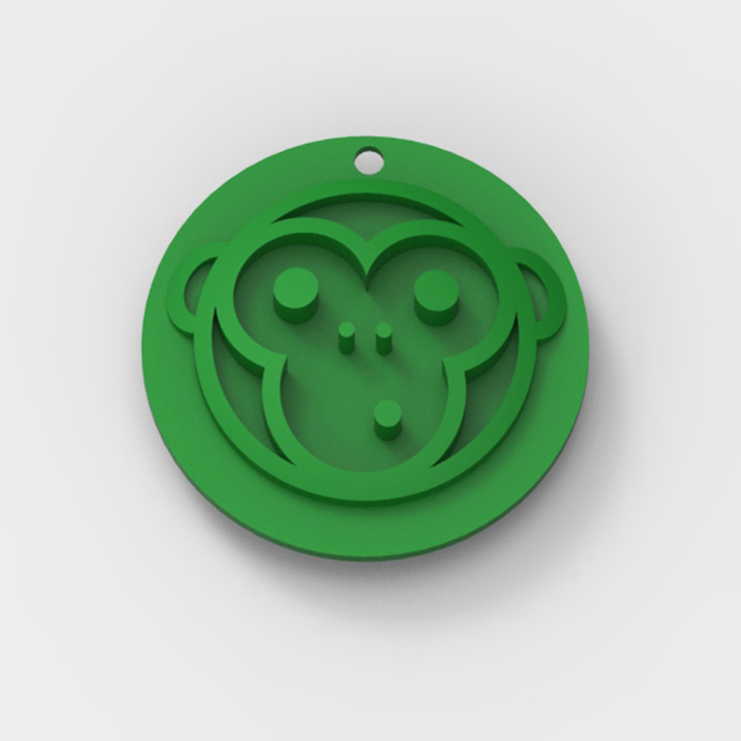 şempanze evrimi sanat darwin günü 3D print model - Mito3D