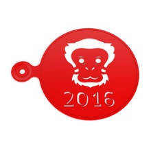 nouvel an chinois café pochoir 4 les articles ménagers le singe la nouvelle année 3d print model - Mito3D